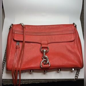 Rebecca Minkoff MAC M.A.C. Crossbody Bag Chain Strap Leather Purse